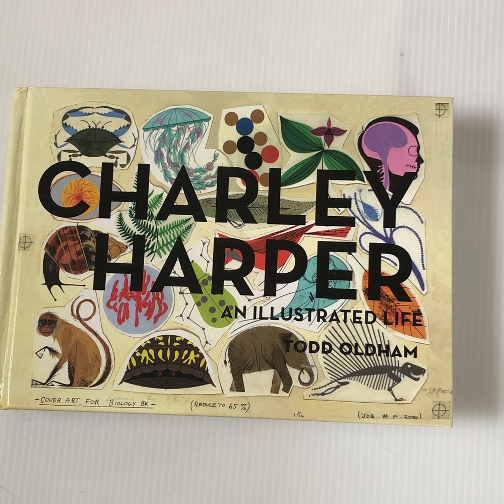 Todd Oldham Charley Harper Coffee Table Book - Cream, Black, Pink, Green, Blue